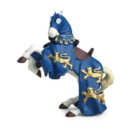 Figurina Calul Regelui Richard, albastru, Papo