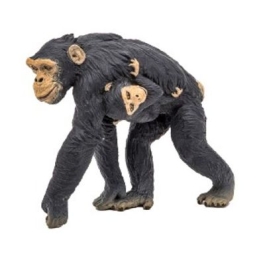 Figurina Cimpanzeu si pui, Papo