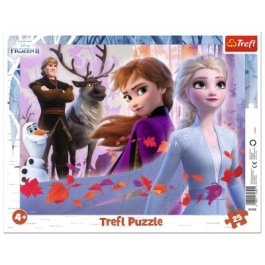 Puzzle aventurile din Frozen, 25 piese 