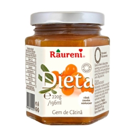 Gem de catina dietetic, 220 g, Raureni