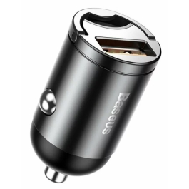 Incarcator auto rapid Baseus Tiny Star Mini, 1xUSB-A, 30W, Gri