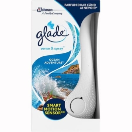 Glade Aparat electric odorizant Ocean Adventure sense and spray, 18 ml