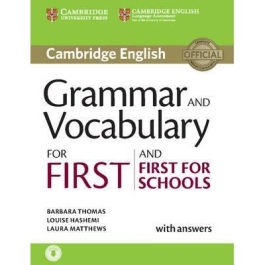 Grammar and Vocabulary for First and First for Schools Book with Answers and Audio - Louise Hashemi