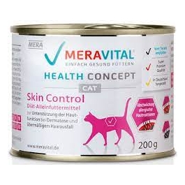 Hrana umeda dieta veterinara pentru pisici Skin Control, 200 g, Mera Vital