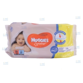 HUGGIES SERVETELE UMEDE BABY UNISTAR 56BUC