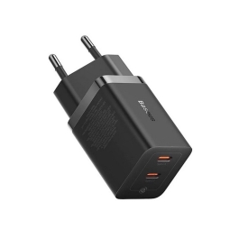 Incarcator rapid Baseus GaN5 Pro, 2x USB-C, 40W, Negru