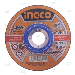 INGCO DISC ABRAZIV 115X1.2MM SET 50PCS MCD1211550