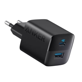 Incarcator retea Anker 323, 33W, USB-C, USB-A Negru