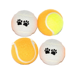 4Dog Jucarie bumbac mingi tenis 4buc