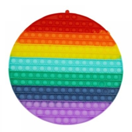 Jucarie antistres din silicon Pop it now and flip rotund multicolor, FLIPPY