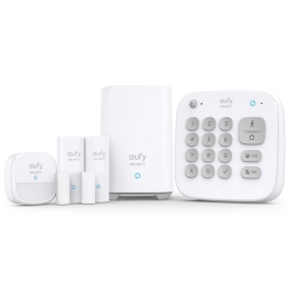 Kit Complet Alarma Smart eufy Security, Senzor miscare, 2x senzori intrare, tastatura, Wireless