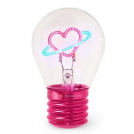 Lampa Bulb Planet Heart, Legami