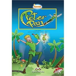 Literatura adaptata pentru copii Peter Pan cu cross-platform app. - Virginia Evans editura EXPRESS PUBLISHING