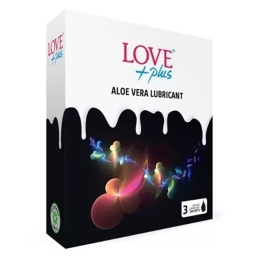 LOVE PLUS LUBRIFIANT ALOE VERA 3BUC