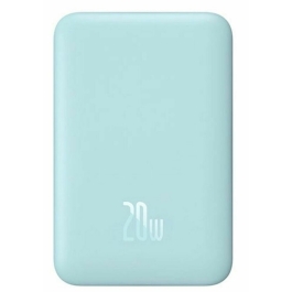 Baterie externa Baseus Magnetic Mini Wireless, 10.000 mAh, Incarcare rapida, 20W, cablu USB-C inclus Albastru