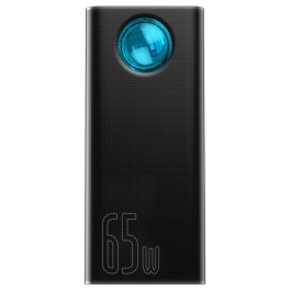 Baterie externa Baseus Amblight Digital Display, 30.000 mAh, Incarcare rapida, cablu USB-C la USB-C inclus Negru