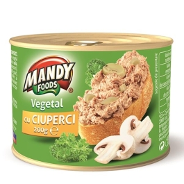 Mandy Pate Vegetal cu ciuperci, 200 g