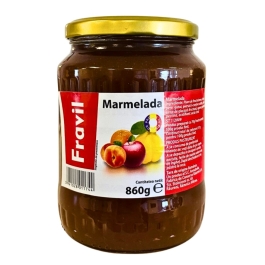 Marmelada de fructe, 860 g, Fravil