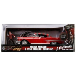 Masina metalica - Freddy Krueger, 1958 Cadillac model 62, 1: 24, JadaToys