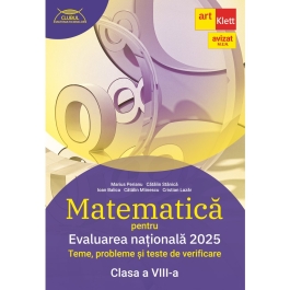 Evaluarea nationala 2025 Matematica. Clasa 8 Clubul matematicienilor - Marius Perianu