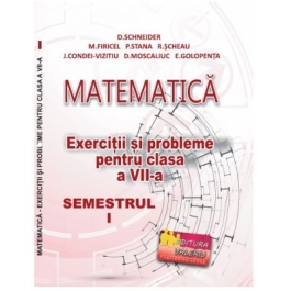 Matematica, exercitii si probleme pentru clasa a 7-a, semestrul 1 - Delia Schneider