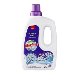 Sano Maxima Detergent haine/rufe Gel Power Mountain Fresh, 3L
