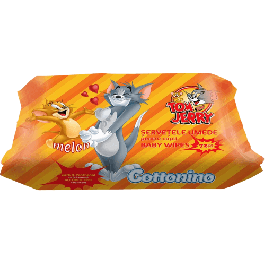 Cottonino Tom and Jerry Servetele umede pentru copii Melon, 72 buc