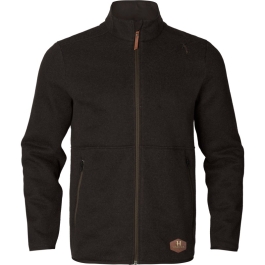 Pulover Metso Full Zip Shadow Brown Harkila