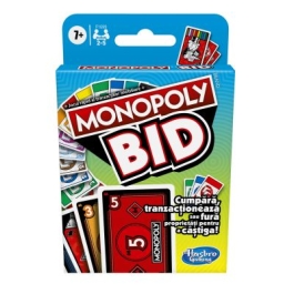 Joc de societate Monopoly Bid jocul de carti, Monopoly