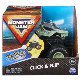 Monster Jam Soldier Fortune Seria Click Flip scara 1: 43