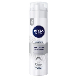 Nivea Men Sensitive Recovery Shaving Foam spuma de ras pentru ten sensibil, 200 ml