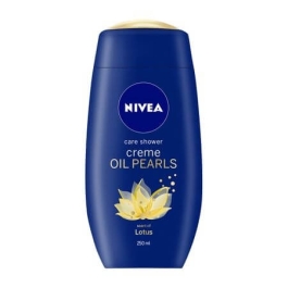 Nivea Gel de dus Oil Pearls cu flori de lotus si uleiuri esentiale, 250 ml