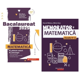 Pachet Bacalaureat 2025 Matematica M-stiintele-naturii si M-tehnologic - MIhai Monea, Marta Kasa