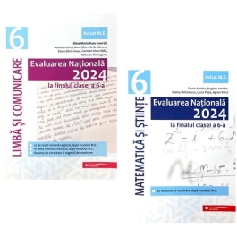 Pachet Evaluare Nationala 2024 la finalul clasei a 6-a, Romana si Matematica - Geanina Cotoi, Bogdan Antohe