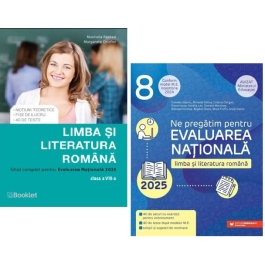 Pachet Ne pregatim pentru Evaluarea Nationala 2025. Limba si literatura romana - Marinela Pantazi si Cristina Cergan