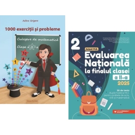 Pachet Evaluarea Nationala. Matematica exercitii si probleme clasa a 2-a - Adina Grigore Mirabela Elena Baleanu