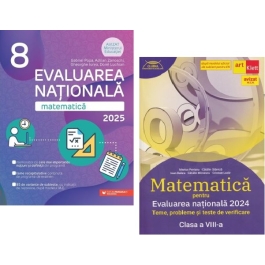 Pachet Evaluarea Nationala 2024-2025 Matematica pentru clasa a 8-a - Marius Perianu Gabriel Popa