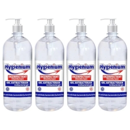 Pachet Hygienium Virucid Gel dezinfectant maini 1000 ml, avizat Ministerul Sanatatii, 4 buc
