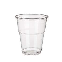 Set 25 pahare, capacitate 300ml, transparente