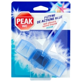Peak Wc Putere de actiune BlueOdorizant Toaleta Fresh, 45 g