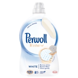 Perwoll Detergent lichid pentru haine/rufe, Renew White, 54 spalari, 2.97L