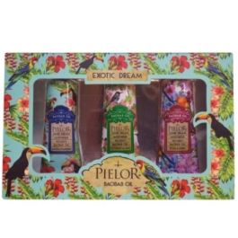 PIELOR EXOTIC CREMA MAINI 3 AROMEX30ML TURQUOISE SET CADOU