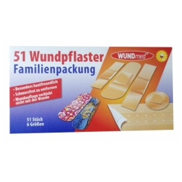 WUNDMED FAMILY PLASTURI 51BUC