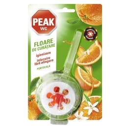 Peak WC Floare de Curatare Odorizant toaleta cu Portocala, 45 g