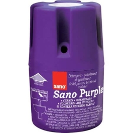 Sano Odorizant solid pentru rezervorul toaletei, Mov, 150g