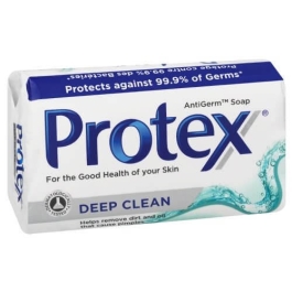Protex Sapun solid antibacterian Deep Clean, 90gr