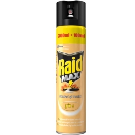 Raid Spray anti-insecte taratoare cu actiune indelungata, 400 ml
