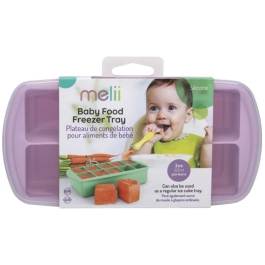 Recipient refrigerare hrana bebe roz 59 ml x 10 cuburi Melii