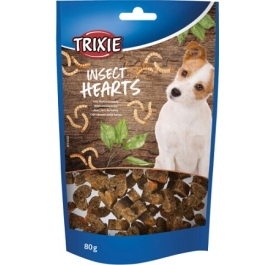 Recompensa Inimi de insecte pentru caini alergici, 80 g, Trixie 