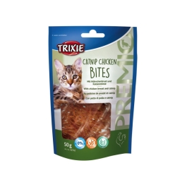 Recompense Pentru Pisici, Premio, Bites Cu Pui Si Catnip, 50 g